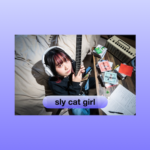 sly cat girl